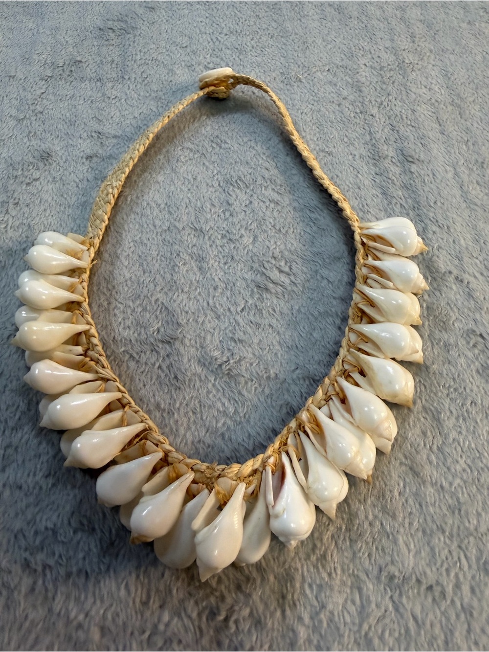 Handmade Coastal Shell Statement Necklace - Picture 2 of 6